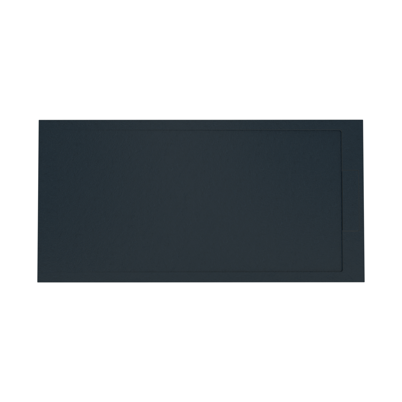 Balmani Indus douchebak 160 x 80 cm composietmarmer grafietgrijs leisteenstructuur