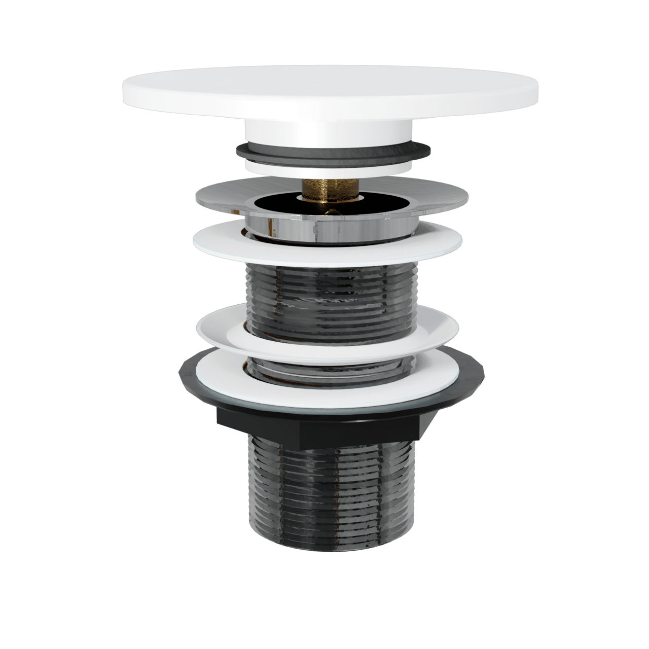 Storke Precioza enkele wastafel mat composiet marmer 75 x 52 cm