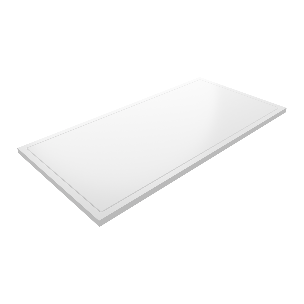Balmani Endless douchebak 180 x 90 cm Solid Surface mat wit