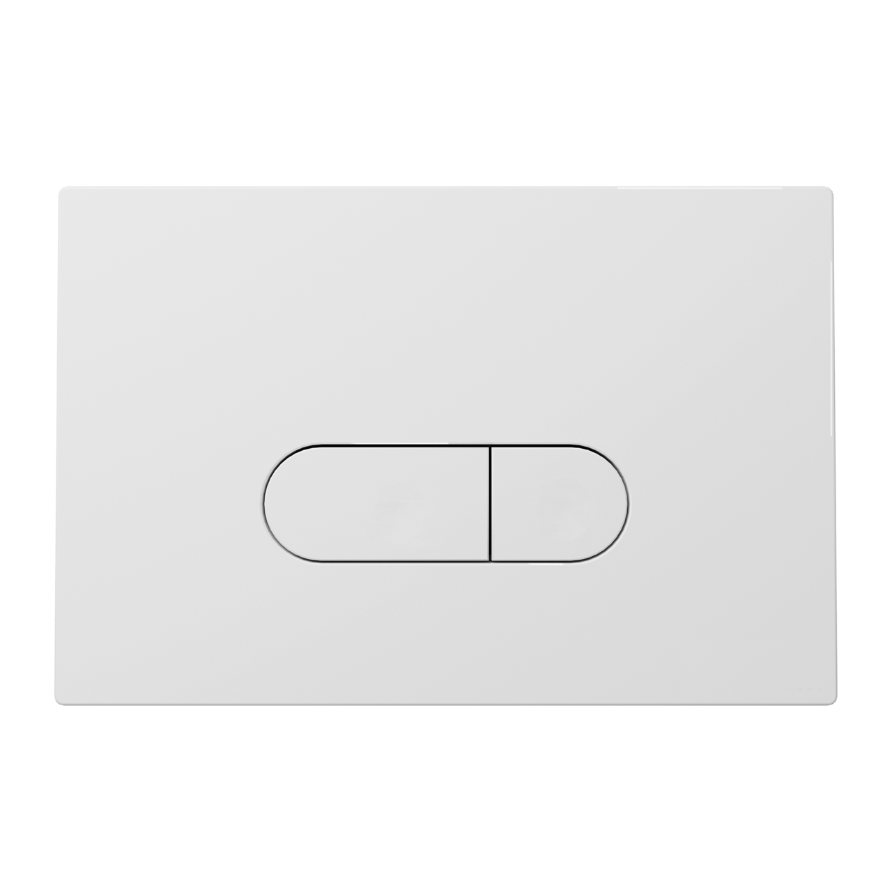 WC Set: Linie Waldo Hänge WC, Weiß glänzend, spülrandlos, Geberit Duofix UP100 Delta Spülkasten mit Luca Varess Betätigungsplatte