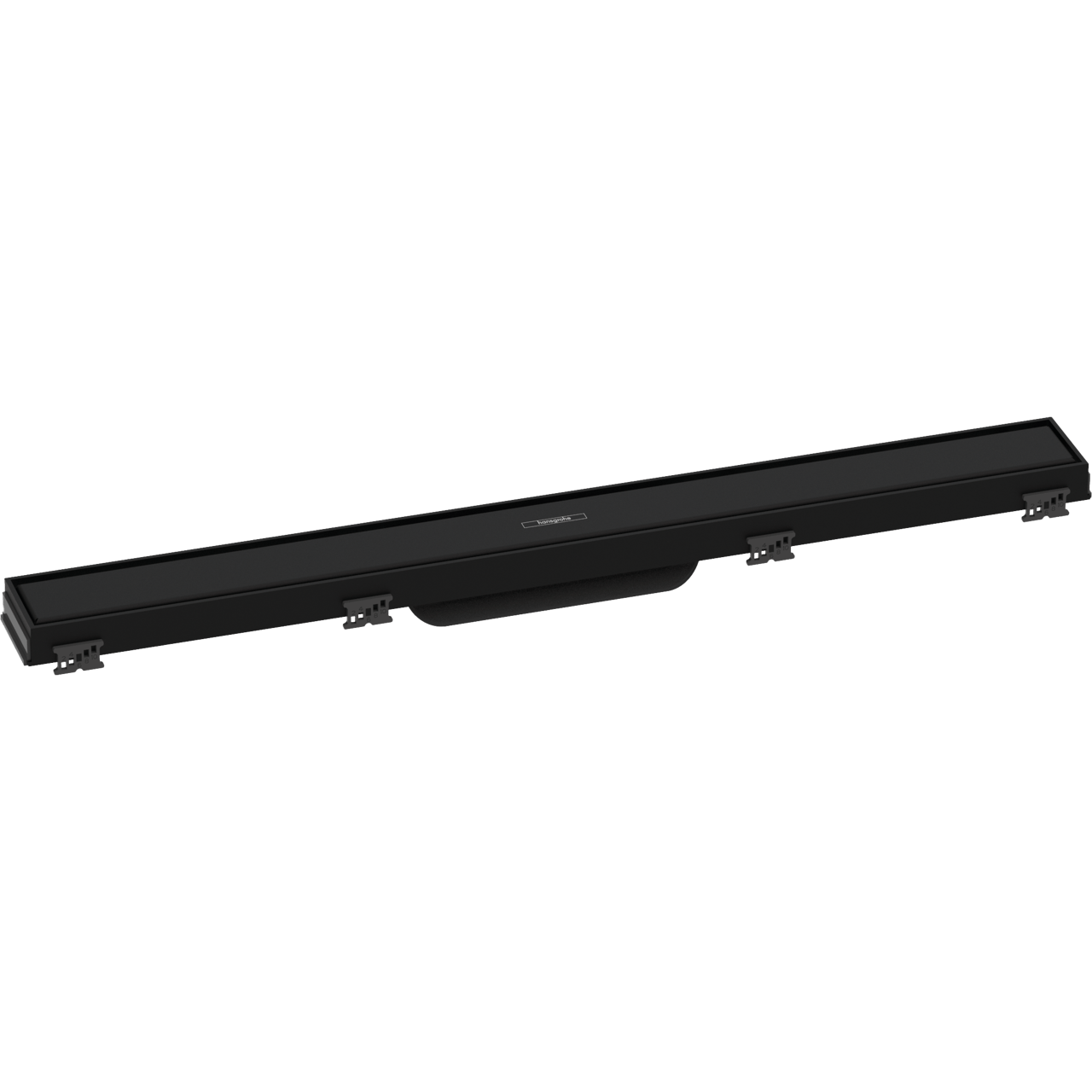 Hansgrohe RainDrain Match caniveau de douche avec cadre réglable en hauteur 70cm Noir Mat