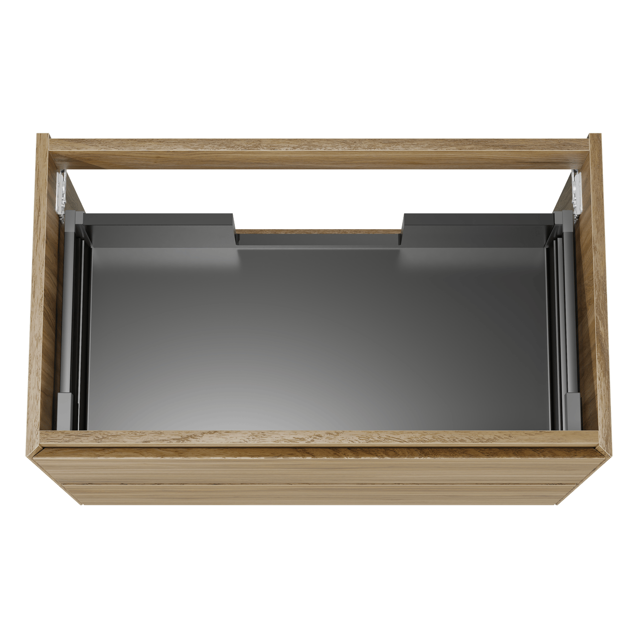 Balmani Mitra Compact meuble sous-vasque suspendu 80 x 46 cm chêne sauvage 2 tiroirs