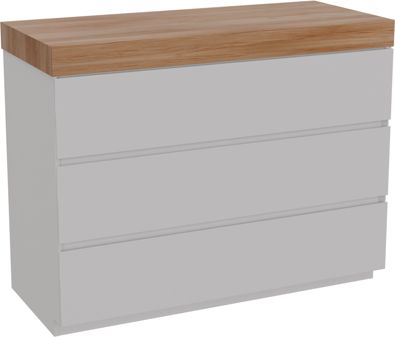 Storke Edge meuble salle de bains avec tablette pour vasques Kada