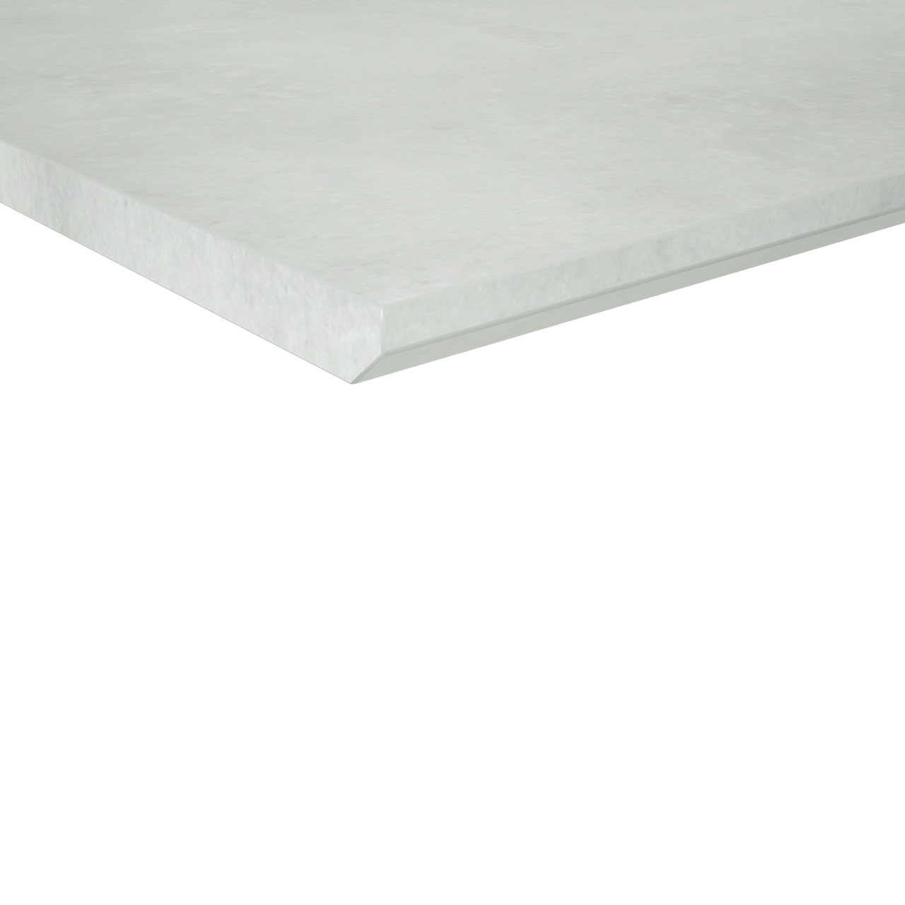 Storke Edge tablette simple mélaminé béton gris argent 85 x 52 cm