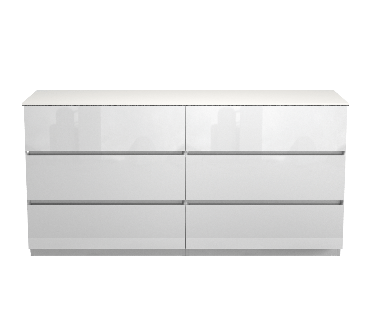 Storke Edge freistehendes Möbelstück Set: 170 x 52 cm, Weiß glänzend, mit Tavola Einzel- oder Doppel Waschtischplatte, Solid Surface Weiß matt