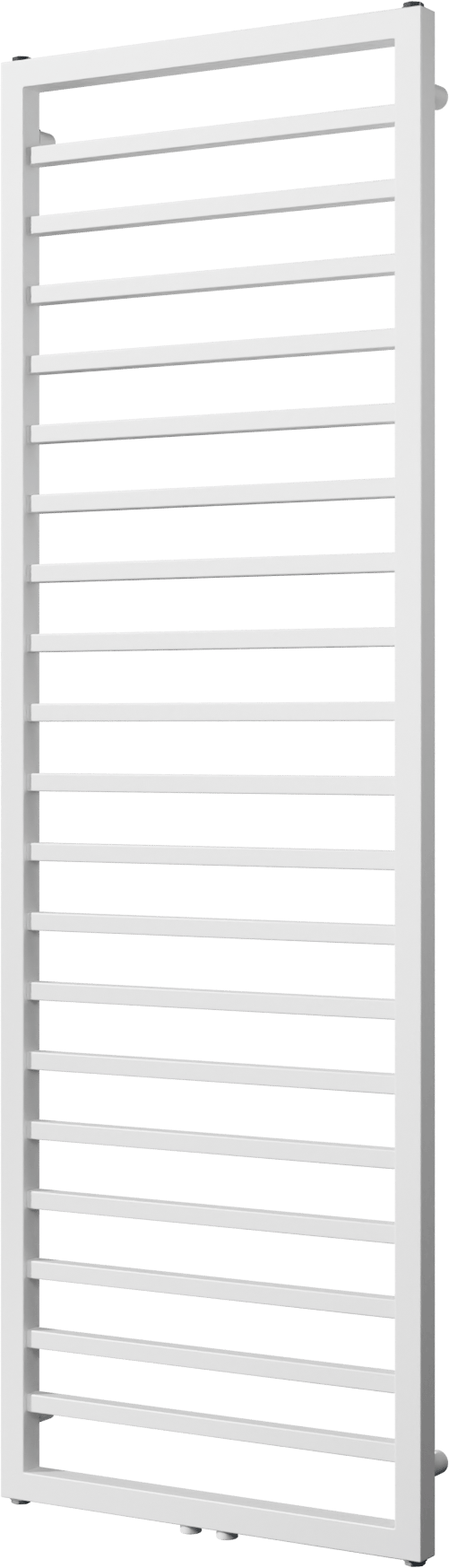 Vipera Listona Einzel Handtuchheizkörper 50 x 180 cm Elektrische Heizung Weiß matt Seiten- und Mittelanschluss 728W, inkl. Widerstand