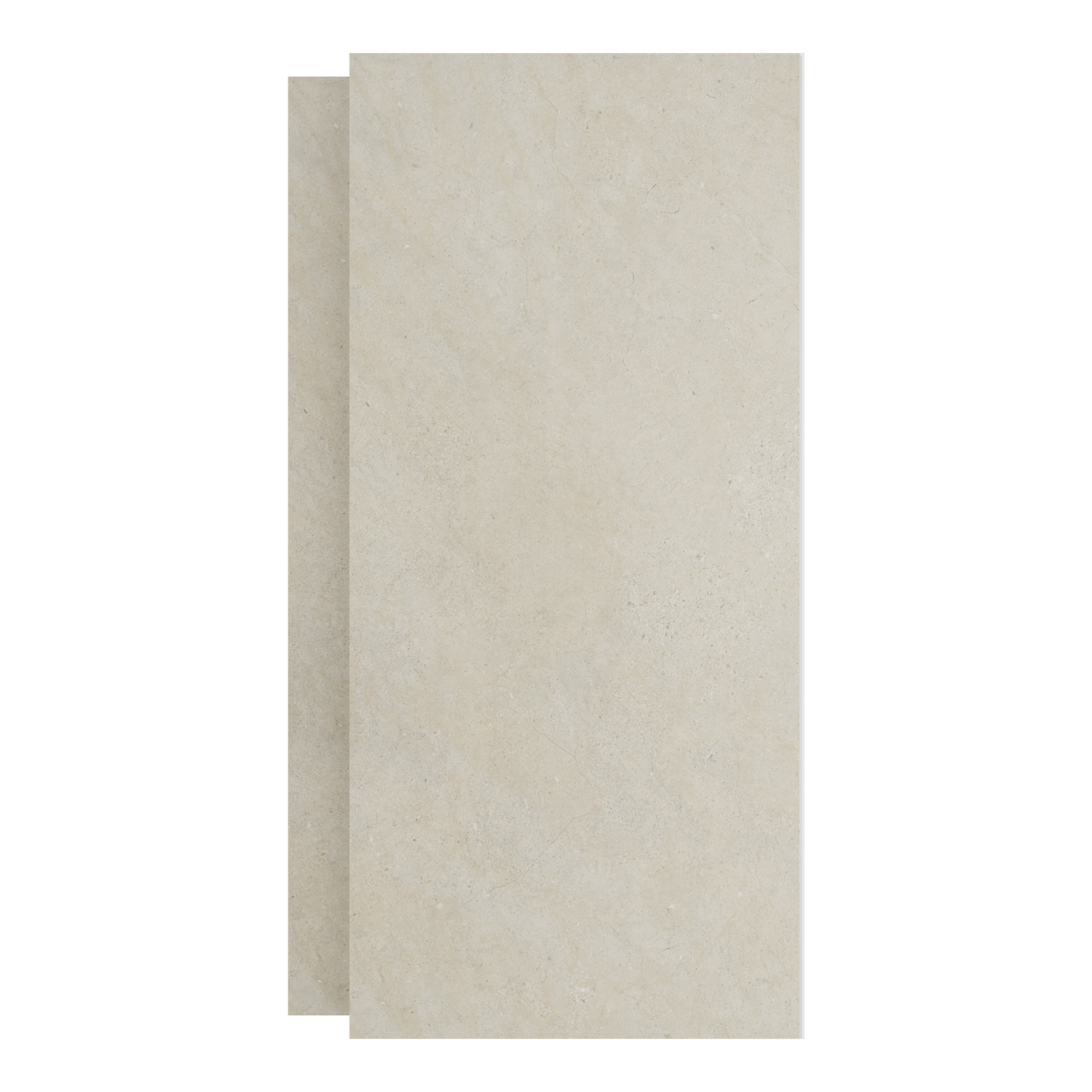 Luca Varess Groovy Duschrückwand Set 2 x 120x260 cm, SPC, Capri Beige