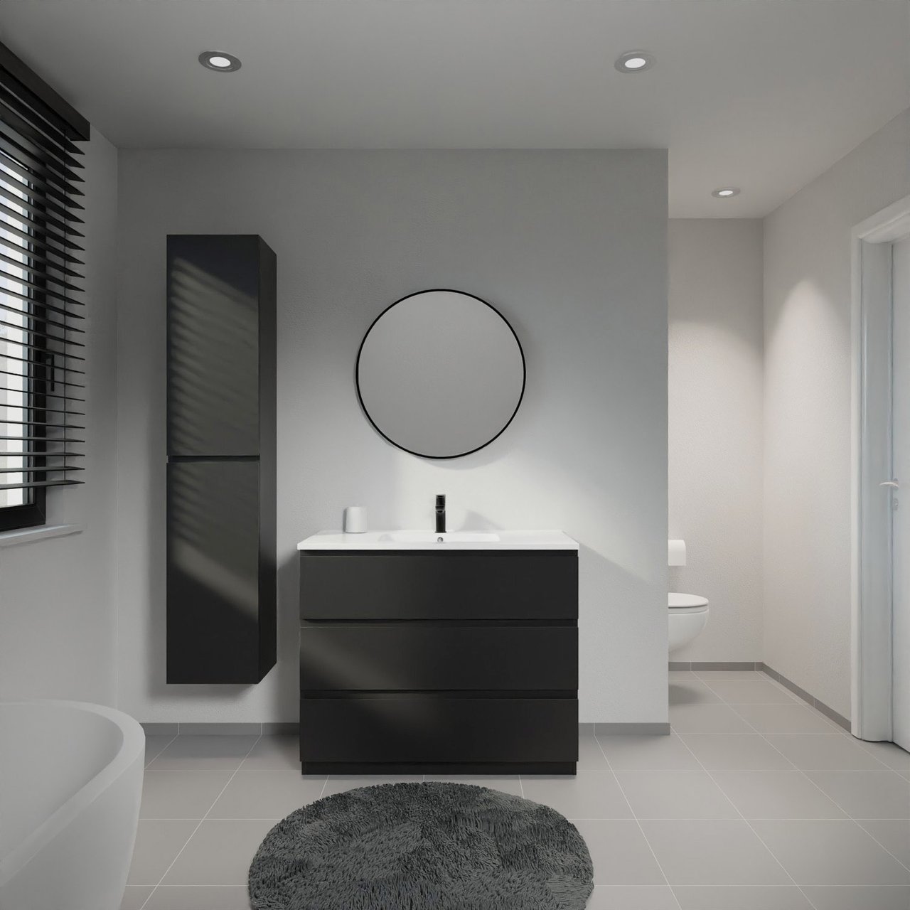 Linie Lado badkamermeubel met Vano Wastafel