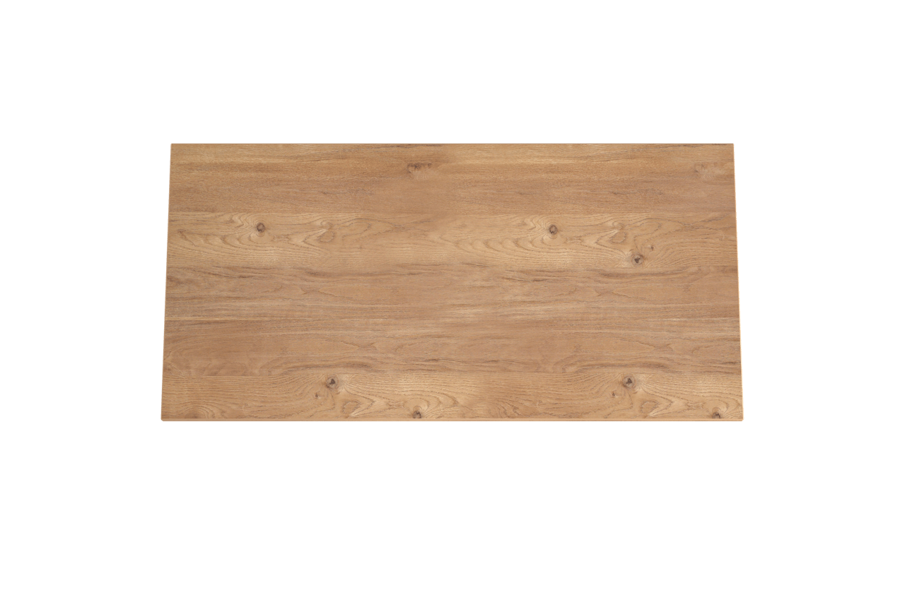 Storke Panton Einzelwaschtischplatte, Melamin in roher Eiche, 105 x 52 cm