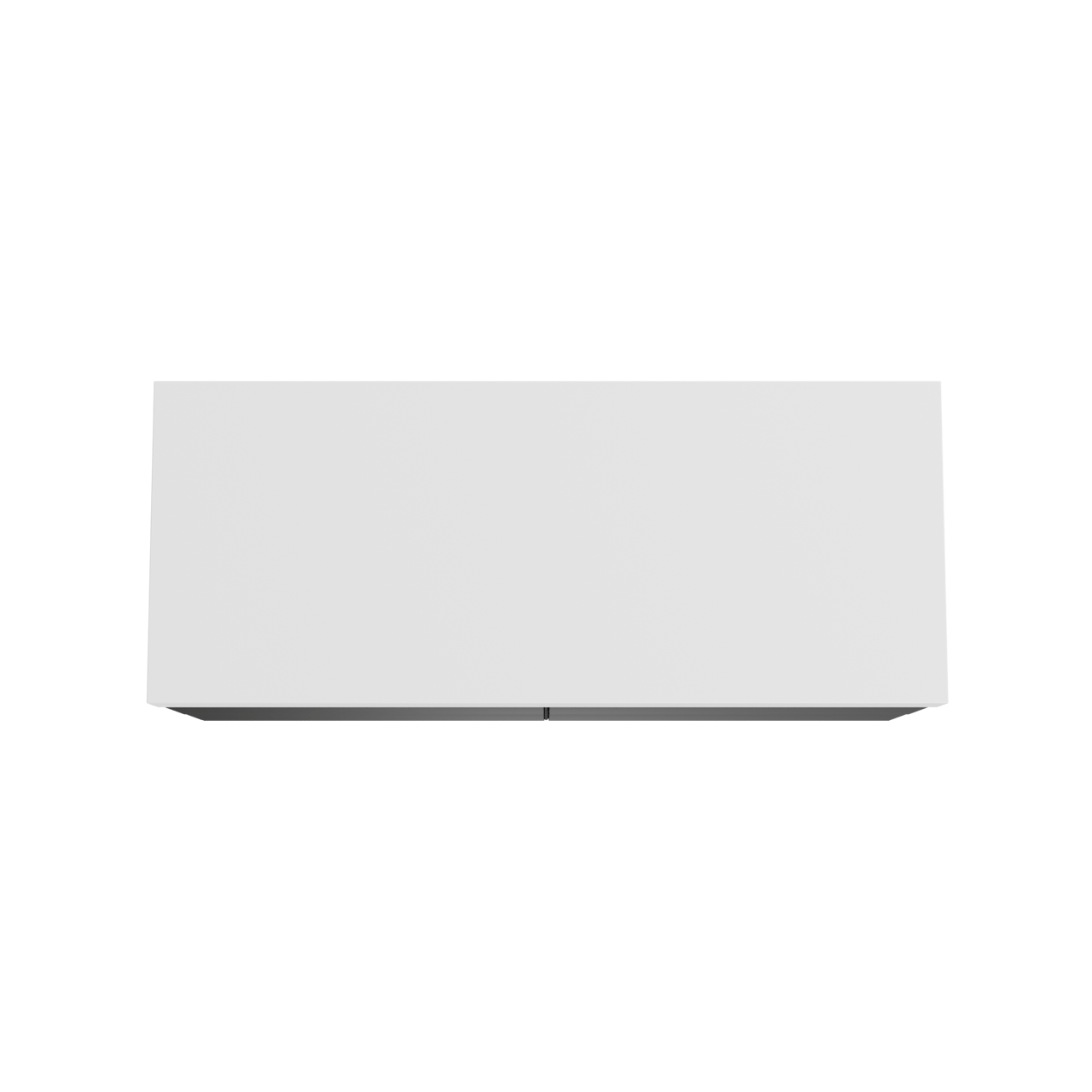 Balmani Mitra hängendes Möbelstück Set: 135 x 55 cm, Schwarz matt, mit Dominus Einzel- oder Doppel Waschtischplatte, Solid Surface Weiß matt