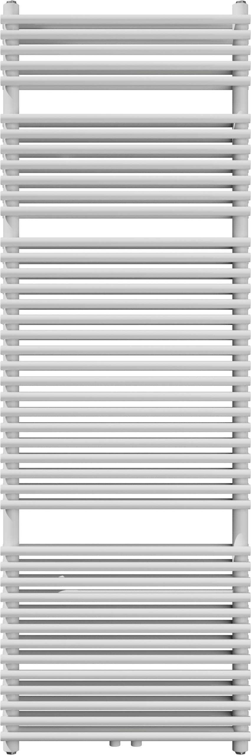 Vipera Alegria dubbele handdoekradiator 60 x 180 cm centrale verwarming Glanzend Wit zij- en middenaansluiting 2010W