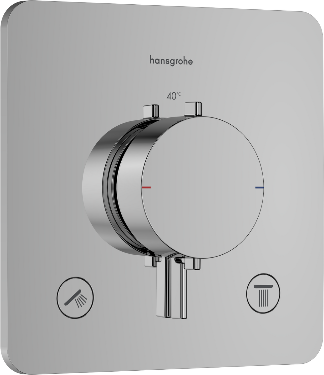 Hansgrohe Ecostat Comfort Q thermostat de douche encastré, élément encastré non inclus