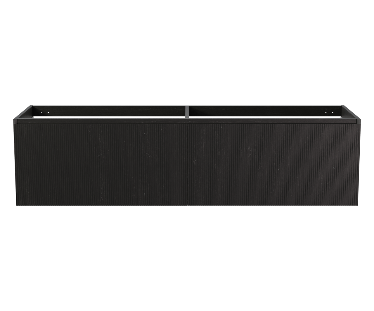 Balmani Fila zwevende wastafelonderkast 180 x 55 cm zwarte eik 4 lades