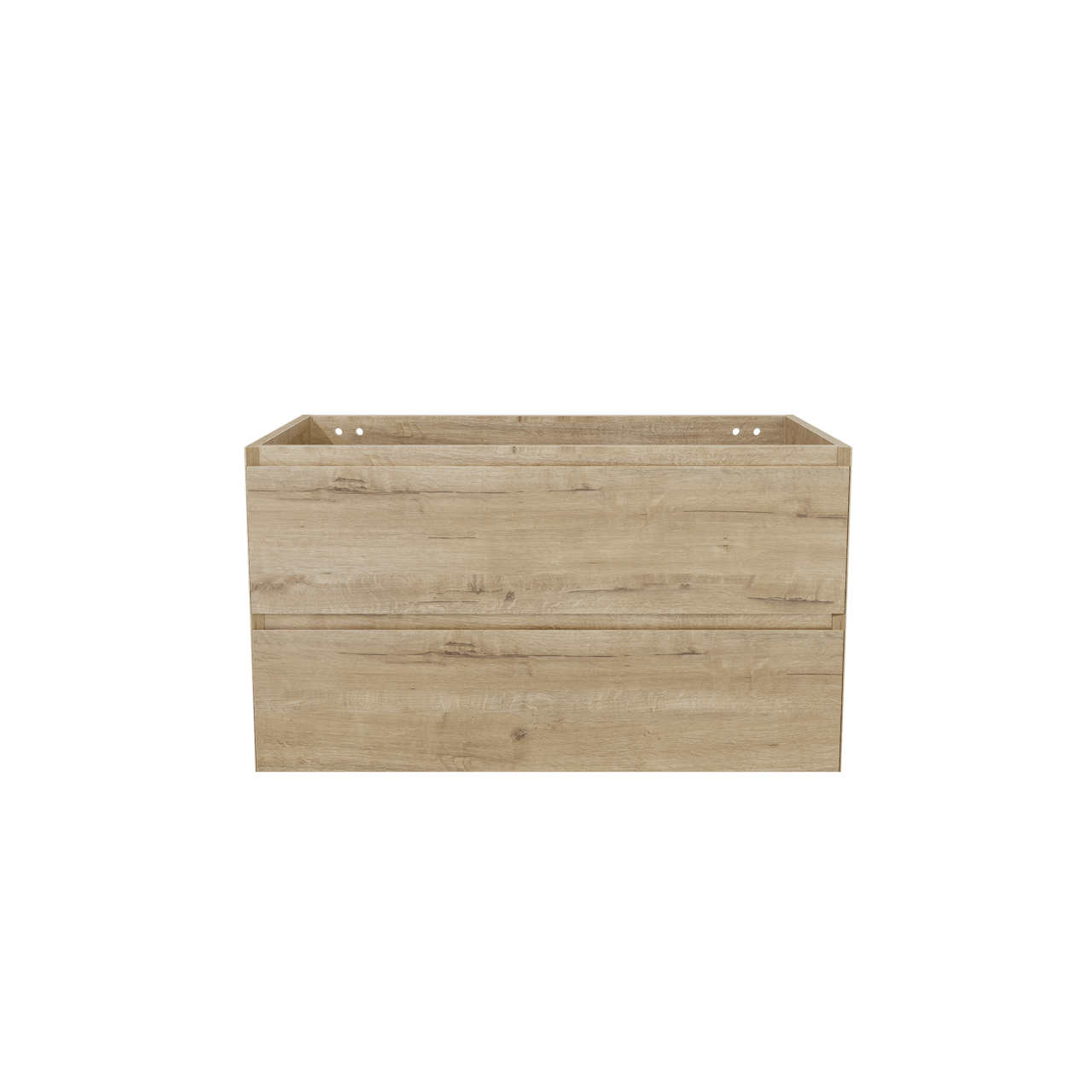 Balmani Mitra meuble sous-lavabo suspendu 90 x 55 cm chêne brut 2 tiroirs