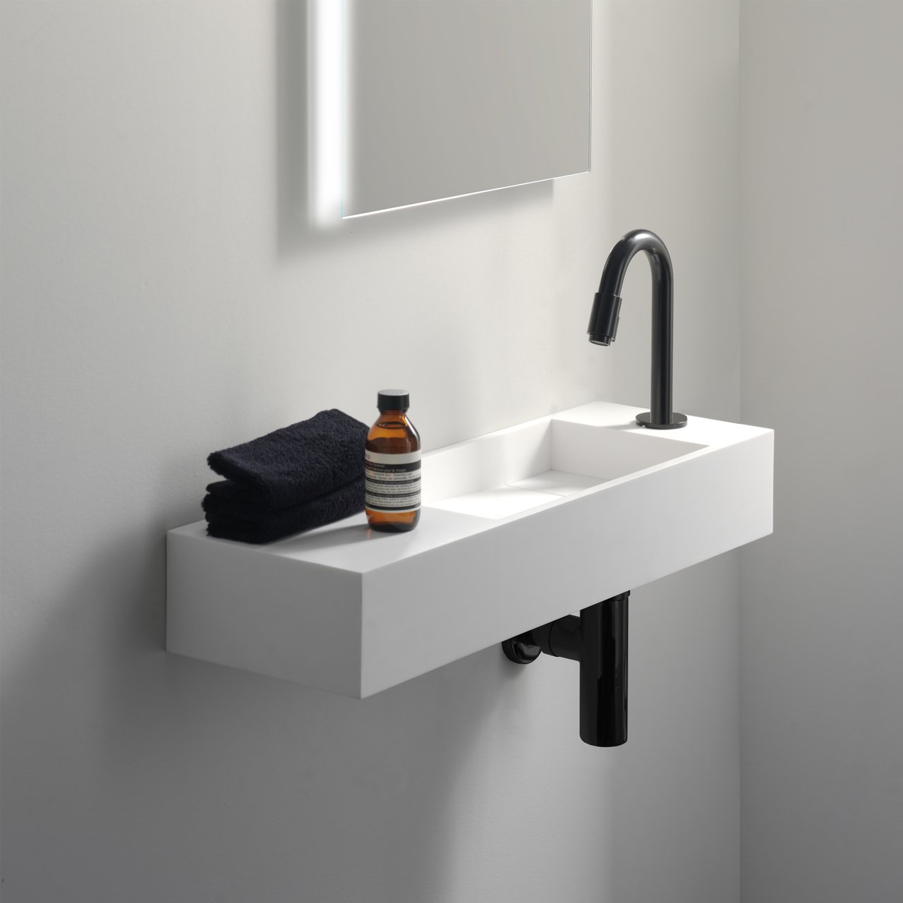 Blaufoss Ottawa robinet de lave-mains Noir Mat