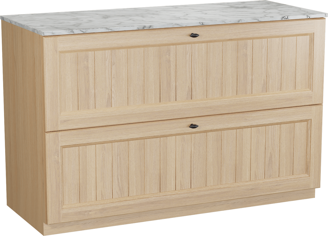 Balmani Lemon meuble salle de bains avec tablette pour vasques Stretto