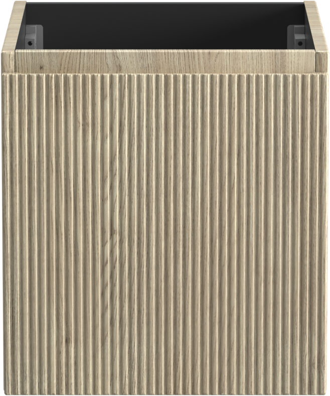 Storke Ribs zwevend wastafelonderkast 45 x 52 cm ruwe eik