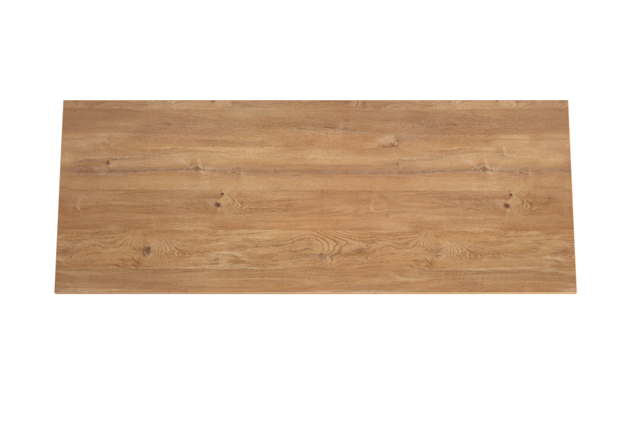 Storke Panton enkele of dubbele tablet ruwe eiken melamine 135 x 52 cm