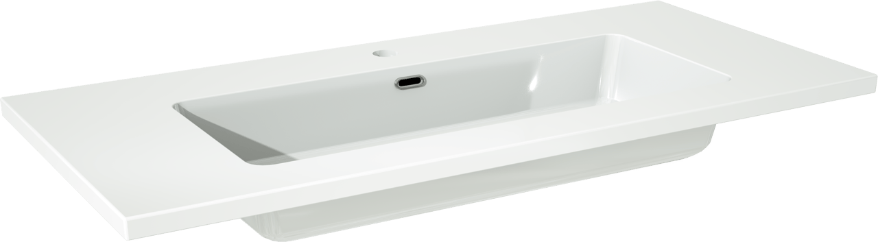 Storke Diva plan simple marbre composite brillant 100 x 46 cm