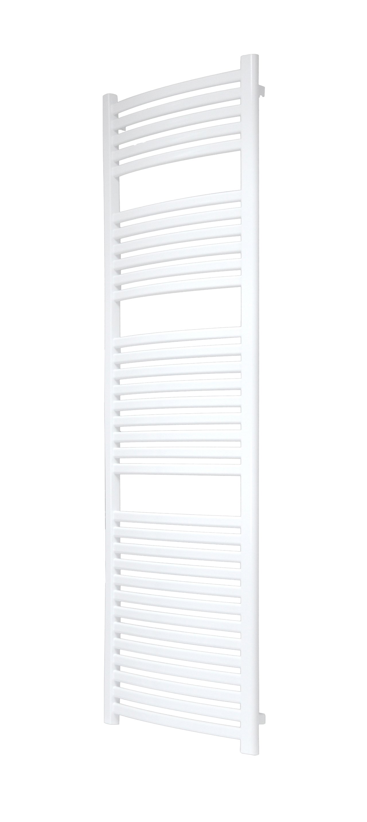 Vipera Kanza Rx enkele handdoekradiator 50 x 180 cm elektrische verwarming hoogglans wit zijaansluiting 781W, weerstand inbegrepen