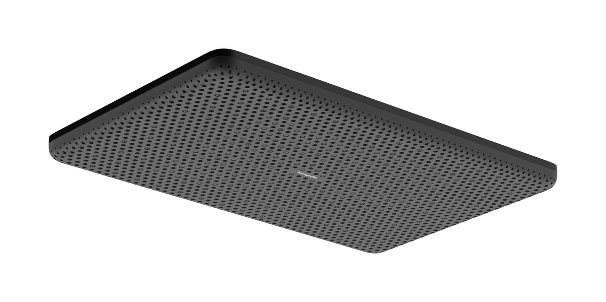 Hansgrohe Raindance Alive Q Tête de douche rectangulaire, 1 jet, 21/34cm noir mat