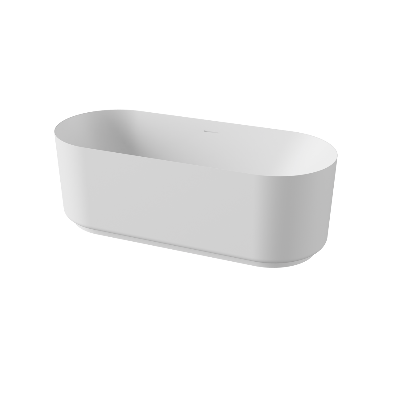 Balmani Scala Lite ovaal vrijstaand bad 170 x 70 cm acryl mat wit