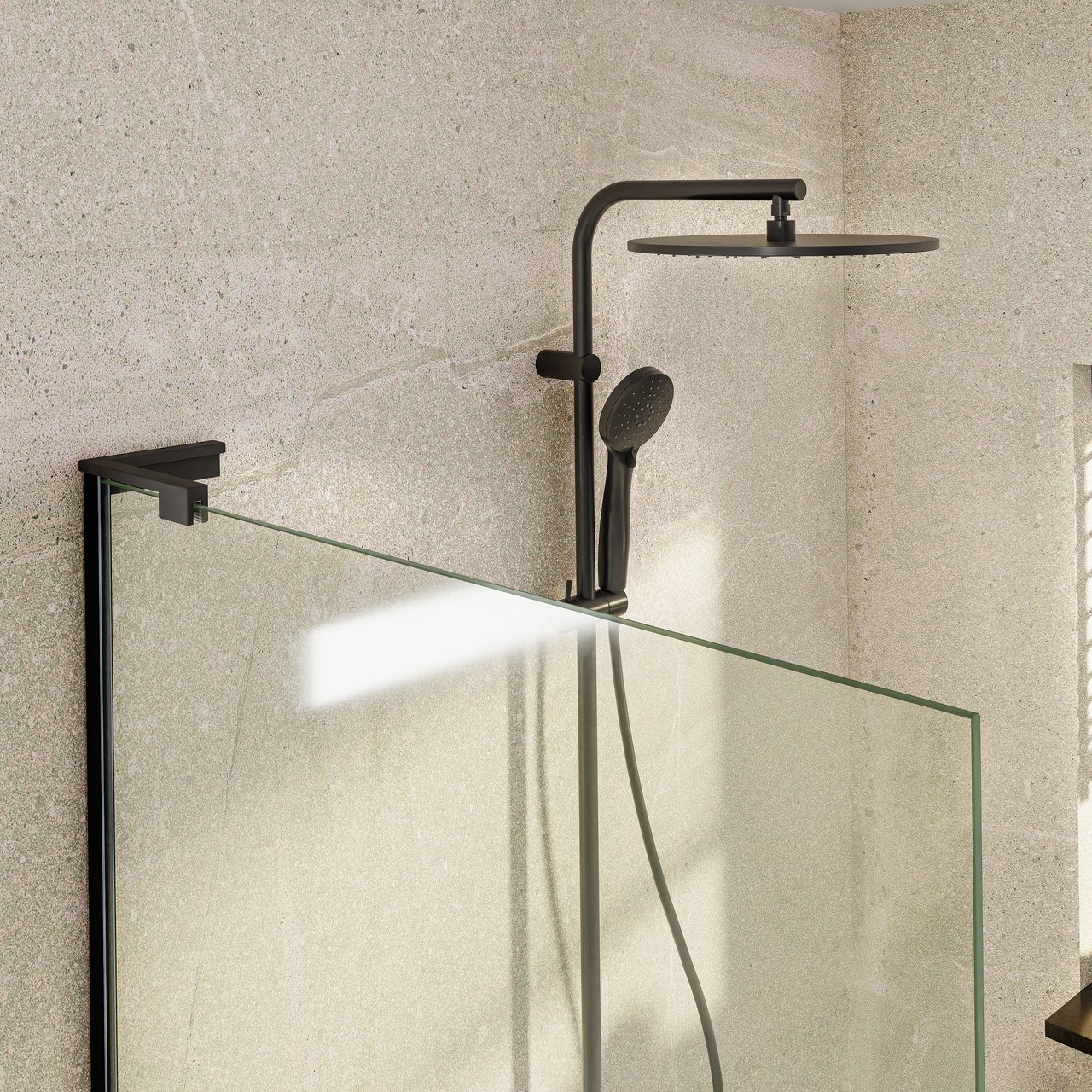 Balmani Modular barre de stabilisation courte à gauche 18 x 14 cm noir mat