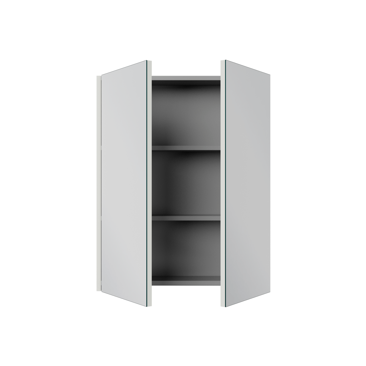 Linie Montro Spiegelschrank Bad: 60 x 75 cm, Greige