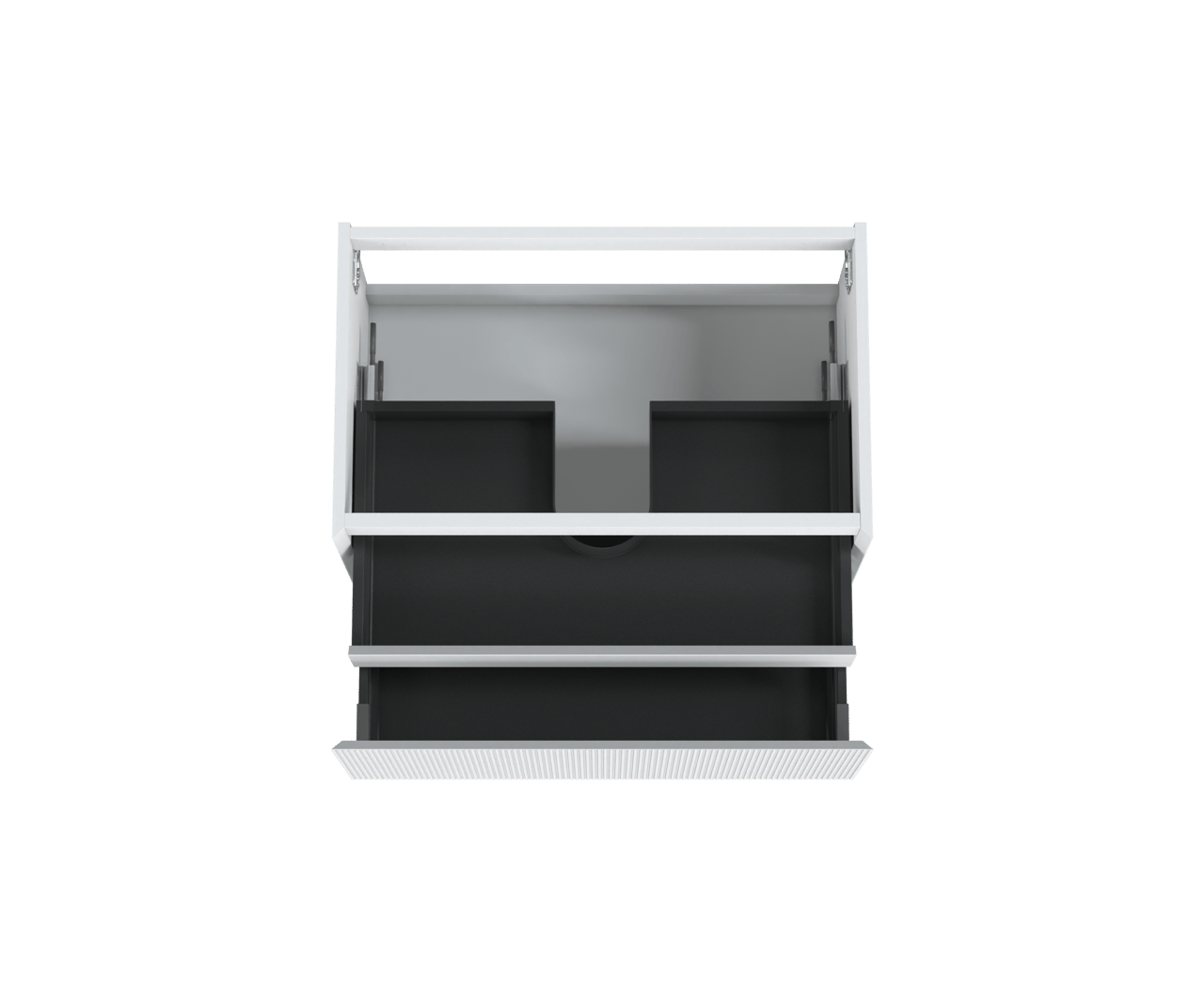 Balmani Fila zwevende wastafelonderkast 90 x 55 cm mat wit 2 lades