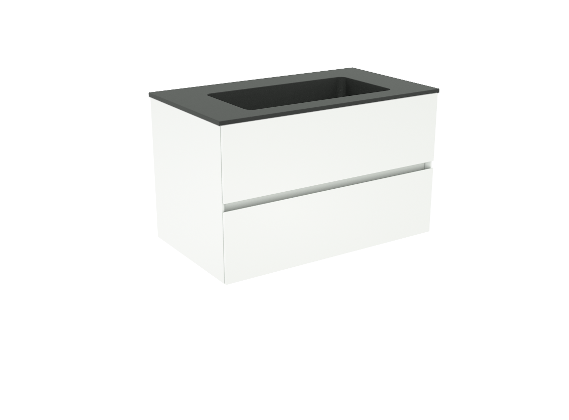 Storke Edge meuble salle de bains avec plan vasque Scuro