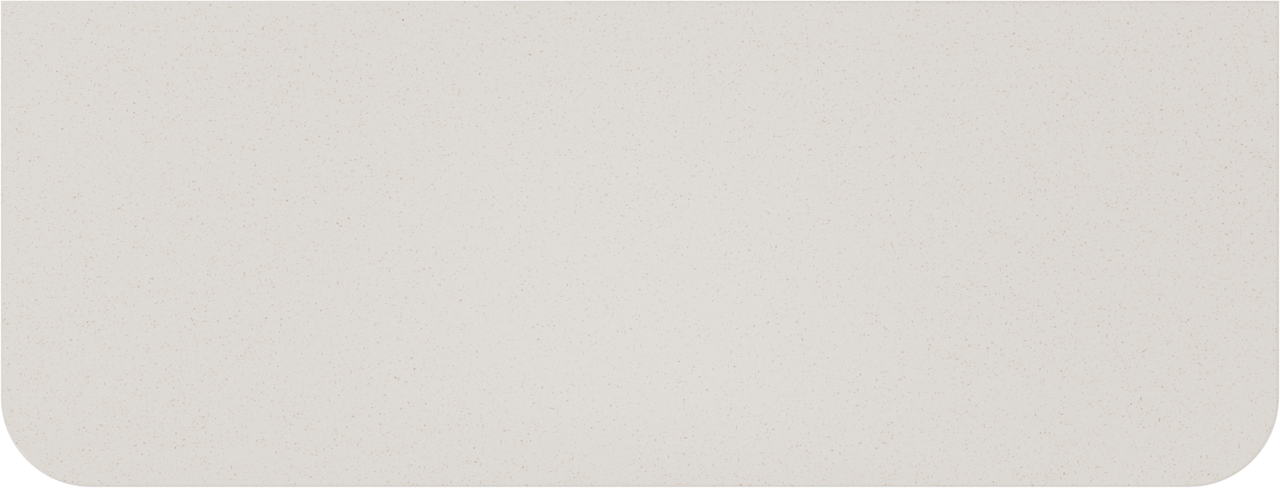 Storke Soft zwevend badkamermeubel 120 x 46 cm Sand mat met Tavola Soft enkele of dubbele tablet in solid surface beige granita, Verticale symmetrische rechte ribbel