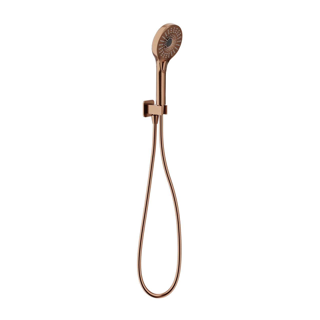 Blaufoss Onos Handbrause-Set: inkl. Schlauchanschluss: 3jet, Brushed Rosegold