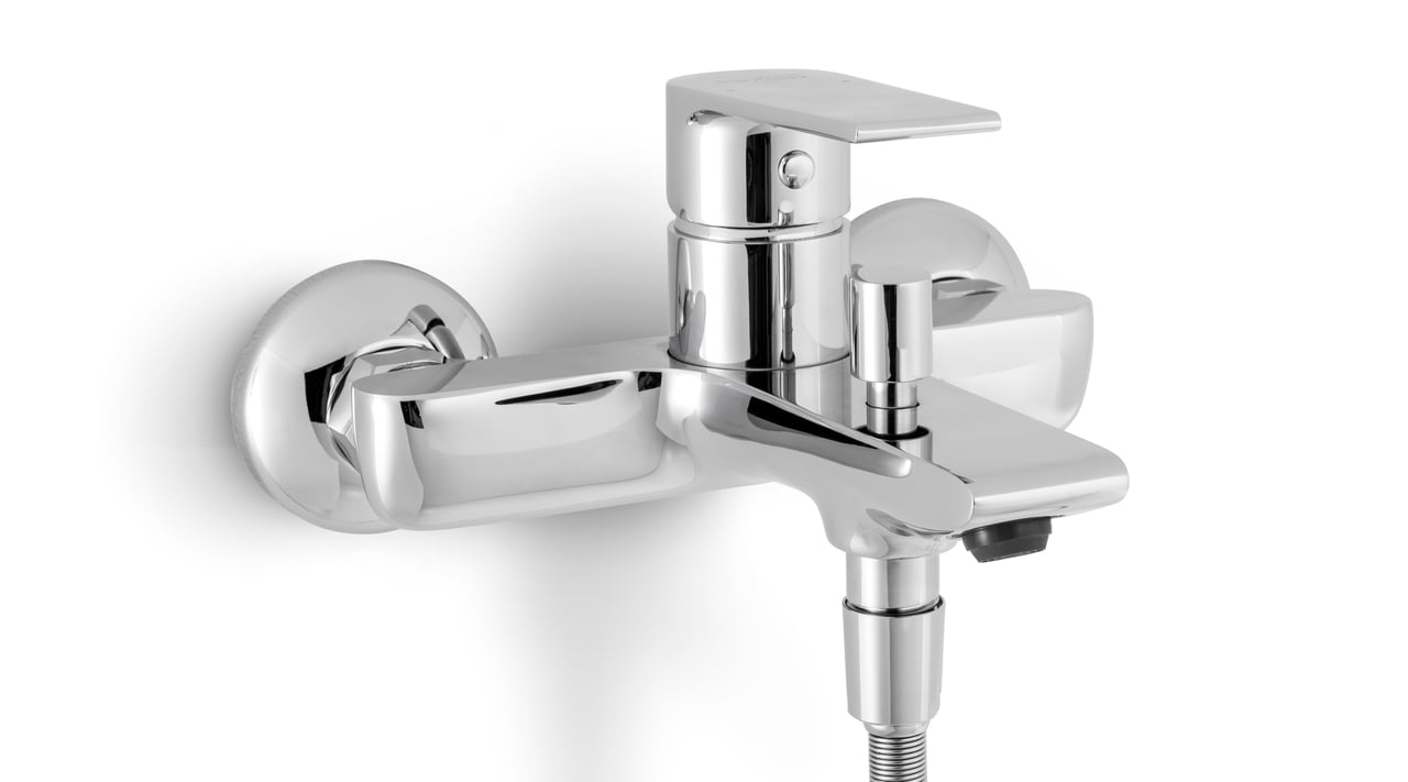 Blaufoss Jason badmengkraan glanzend chroom