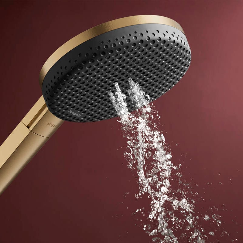 Hansgrohe Raindance Alive Select S 125 Handdoucheset 3 straalsoorten Brushed Bronze