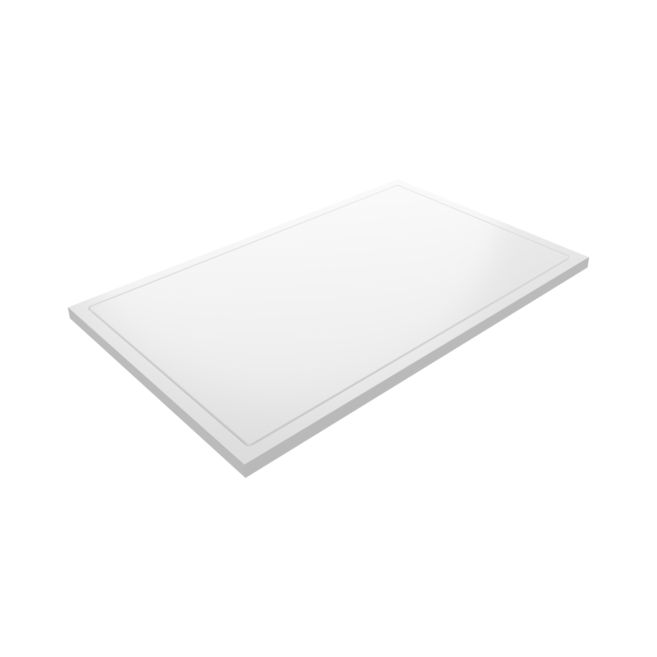 Balmani Endless receveur de douche 140 x 90 cm Solid Surface blanc mat