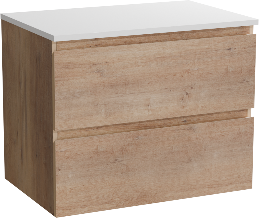 Linie Lado Badmöbel mit Lado Waschtischplatte für Aufsatzwaschbecken