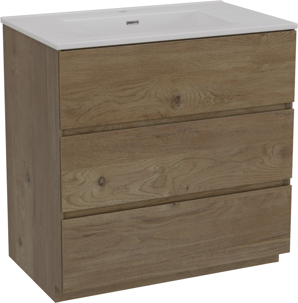 Storke Edge meuble salle de bains avec lavabo Kera