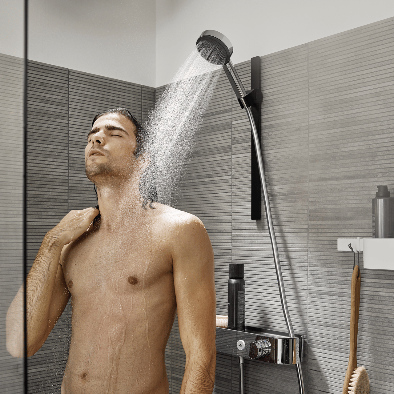 Hansgrohe ShowerTablet Select Thermostat-Duscharmatur: Chrom glänzend