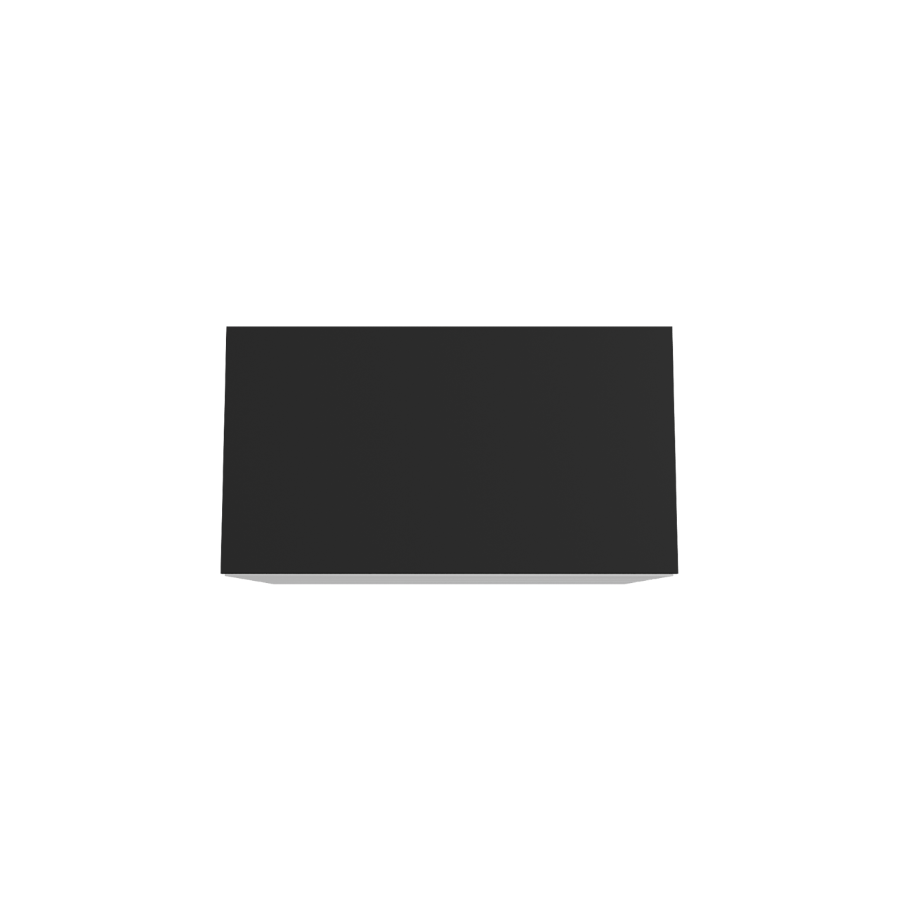 Storke Edge meuble salle de bains à poser 95 x 52 cm blanc brillant avec Panton tablette simple en mdf enduit de poudre noir mat