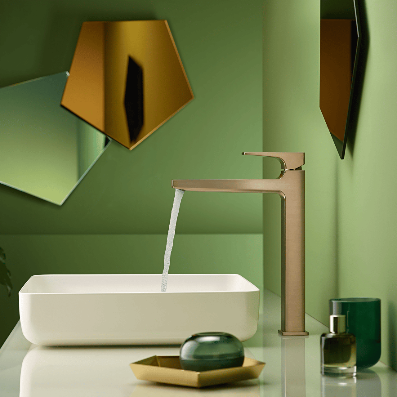 Hansgrohe Metropol 260 robinet de lavabo réhaussé Brushed Bronze