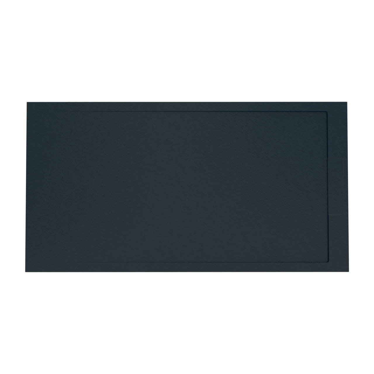 Balmani Indus receveur de douche 170 x 90 cm marbre composite gris graphite structure en ardoise