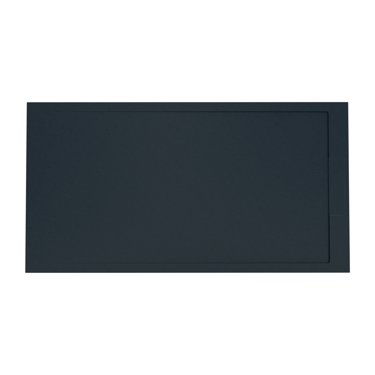 Balmani Indus douchebak 170 x 90 cm composietmarmer grafietgrijs leisteenstructuur