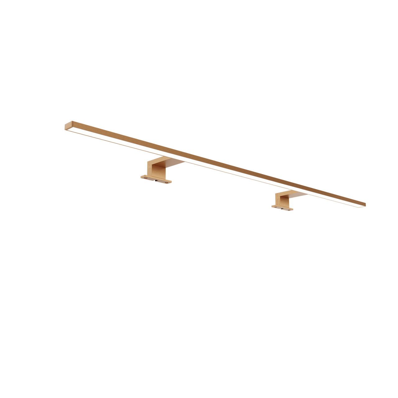 Luca Varess Cubico LED luminaire 100 cm Brushed RoseGold
