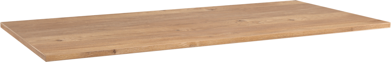 Storke Panton Einzelwaschtisch, Melamin in roher Eiche, 110 x 52 cm