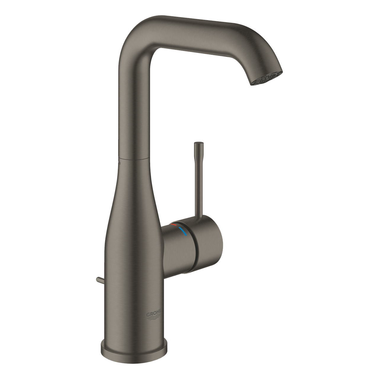 Grohe Essence L-Size wastafelkraan Brushed Hard Graphite