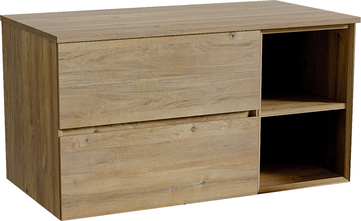 Storke Edge meuble salle de bains avec tablette pour vasques Panton