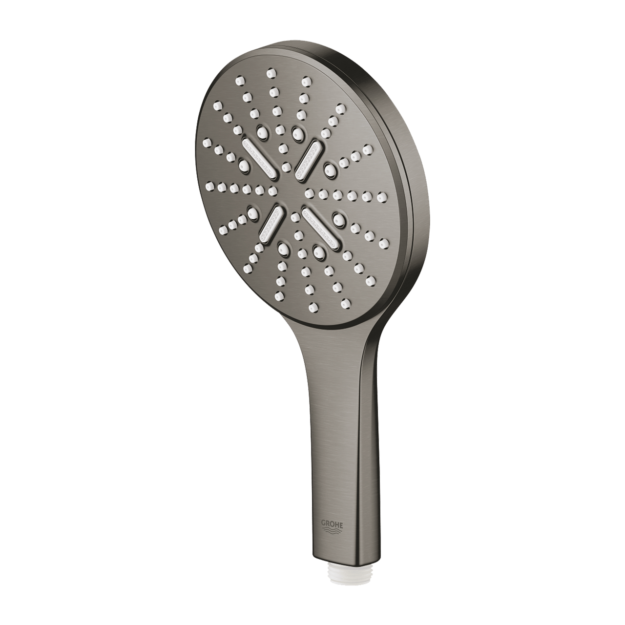 Grohe Rainshower Smartactive 130 Handbrause: 3jet, Brushed Hard Graphite