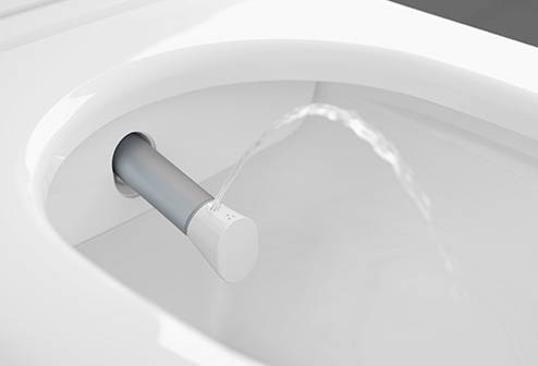 Villeroy & Boch ViClean-I100 WC Japonais Blanc Brillant bride de rinçage fine