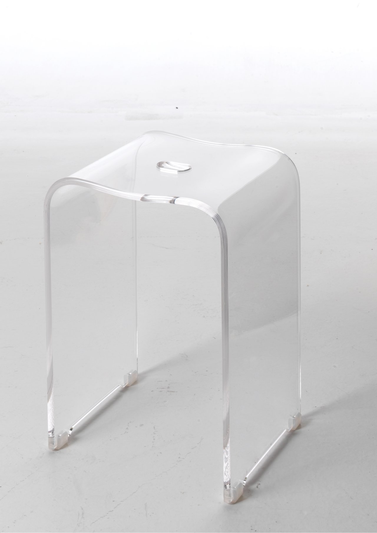 Luca Varess Coco Duschhocker, transparent