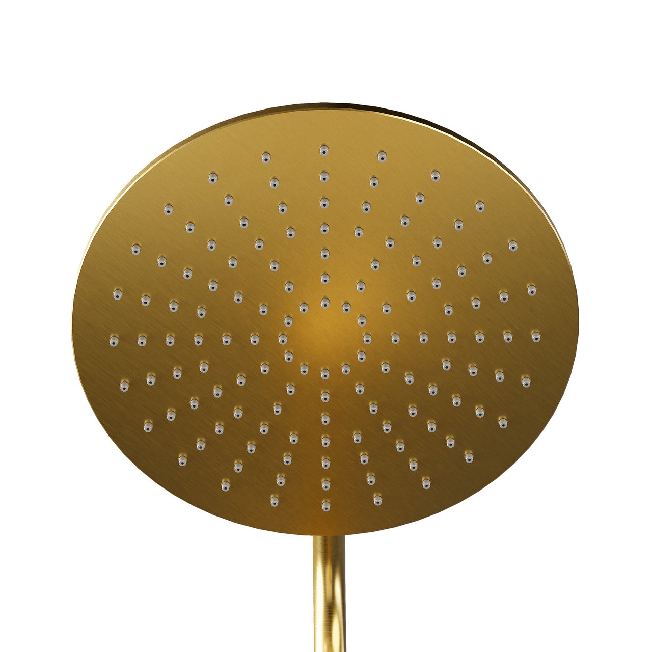 Blaufoss Round 300 colonne de douche de pluie mitigeur thermostatique Brushed Gold